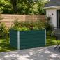 Preview: ARDEBO.de - Hochbeet im Garten Grün 100 x 80 x 55 cm Stahl