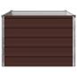 Preview: Hochbeet im Garten Braun 100 x 80 x 55 cm Stahl