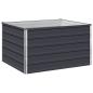 Preview: Hochbeet im Garten Anthrazit 100 x 80 x 55 cm Stahl