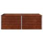 Preview: Hochbeet im Garten Rostig 160 x 80 x 55 cm Pappe
