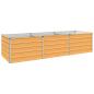 Preview: Hochbeet im Garten Holz Natur 242 x 80 x 55 cm Stahl