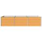Preview: Hochbeet im Garten Holz Natur 242 x 80 x 55 cm Stahl