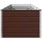 Preview: Hochbeet im Garten Braun 321 x 80 x 55 cm Stahl