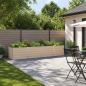 Preview: ARDEBO.de - Hochbeet im Garten Elfenbein 320 x 80 x 55 cm