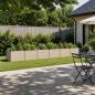 Preview: ARDEBO.de - Hochbeet im Garten Elfenbein 480 x 80 x 55 cm Stahl