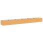 Preview: Hochbeet im Garten Holz Natur 600 x 80 x 55 cm Stahl
