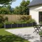 Preview: ARDEBO.de - Hochbeet im Garten Anthrazit 600 x 80 x 55 cm Stahl