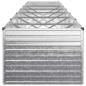 Preview: Hochbeet im Garten Verzinktes Silber 600 x 80 x 55 cm Stahl