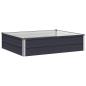 Preview: Hochbeet im Garten Anthrazit 100 x 80 x 24 cm Stahl