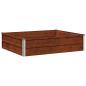 Preview: Hochbeet im Garten Wetterfeststahl 100 x 80 x 24 cm Stahl