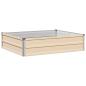 Preview: Hochbeet im Garten Elfenbein 100 x 80 x 24 cm Stahl