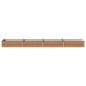 Preview: Hochbeet im Garten Holz Braun 320 x 80 x 24 cm