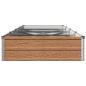 Preview: Hochbeet im Garten Holz Braun 320 x 80 x 24 cm
