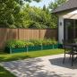 Preview: ARDEBO.de - Hochbeet im Garten Grün 320 x 80 x 24 cm Stahl