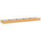 Preview: Hochbeet im Garten Holz Natur 400 x 80 x 24 cm Stahl