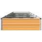 Preview: Hochbeet im Garten Holz Natur 400 x 80 x 24 cm Stahl