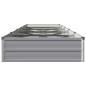 Preview: Hochbeet im Garten Grau 400 x 80 x 24 cm Stahl