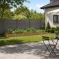 Preview: ARDEBO.de - Hochbeet im Garten Holz Braun 480 x 80 x 24 cm Stahl
