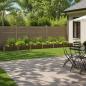 Preview: ARDEBO.de - Hochbeet im Garten Schwarznuss 480 x 80 x 24 cm Stahl