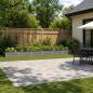 Preview: ARDEBO.de - Hochbeet im Garten Grau 480 x 80 x 24 cm Stahl