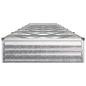 Preview: Hochbeet im Garten Verzinktes Silber 480 x 80 x 24 cm Stahl