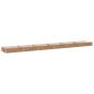 Preview: Hochbeet im Garten Holz Braun 600 x 80 x 24 cm Stahl
