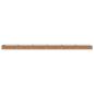 Preview: Hochbeet im Garten Holz Braun 600 x 80 x 24 cm Stahl