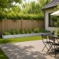 Preview: ARDEBO.de - Hochbeet im Garten Verzinktes Silber 600 x 80 x 24 cm Stahl