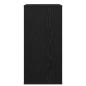 Preview: Schallplattenschrank Schwarz Eichen-Optik 44,5 x 36,5 x 74,5 cm