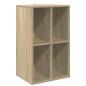 Preview: Schallplattenschrank Sonoma-Eiche 44,5 x 36,5 x 74,5 cm