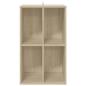 Preview: Schallplattenschrank Sonoma-Eiche 44,5 x 36,5 x 74,5 cm