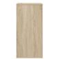 Preview: Schallplattenschrank Sonoma-Eiche 44,5 x 36,5 x 74,5 cm