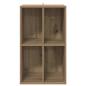 Preview: Schallplattenschrank Artisan-Eiche 44,5 x 36,5 x 74,5 cm
