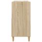 Preview: Plattenspieler Stand Sonoma-Eiche 82 x 39,5 x 82,5 cm