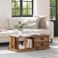 Preview: ARDEBO.de - Couchtisch Altholz 90 x 50 x 35 cm Holzwerkstoff