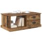 Preview: Couchtisch Altholz 90 x 50 x 35 cm Holzwerkstoff