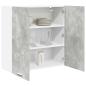Preview: H?ngeschrank Betongrau 80 x 31 x 80 cm Holzwerkstoff
