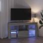 Preview: Eck-LED-TV-Schrank 100 x 40 x 50 cm Graues Sonoma Holzwerkstoff