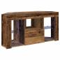 Preview: Eck-LED-TV-Schrank 100 x 40 x 50 cm Altholz Holzwerkstoff