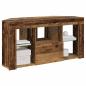 Preview: Eck-LED-TV-Schrank 100 x 40 x 50 cm Altholz Holzwerkstoff