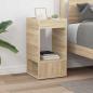 Preview: Beistelltisch Sonoma-Eiche 30 x 30 x 56 cm Holzwerkstoff