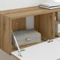 Preview: TV-Wandschrank 98 x 31 x 29,5 cm Kunsthandwerk Eiche