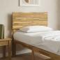 Preview: ARDEBO.de - Kopfteil mit Live Edge ROSTOCK Weiß 80 cm Massivholz Akazie