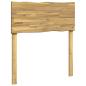 Preview: Kopfteil mit Live Edge ROSTOCK Weiß 80 cm Massivholz Akazie