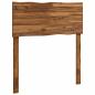 Preview: Kopfteil mit Live Edge ROSTOCK Natur 75 cm Massivholz Akazie