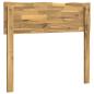 Preview: Kopfteil mit Live Edge ROSTOCK Weiß 75 cm Massivholz Akazie