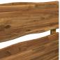 Preview: Kopfteil mit Live Edge ROSTOCK Natur 100 cm Massivholz Akazie