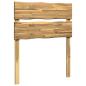 Preview: Kopfteil mit Live Edge ROSTOCK Weiß 80 cm Massivholz Akazie