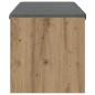 Preview: Schuhbank mit Kissen Artisan-Eiche 103 x 38 x 40 cm