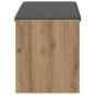 Preview: Schuhbank mit Kissen Artisan-Eiche 83 x 38 x 45 cm